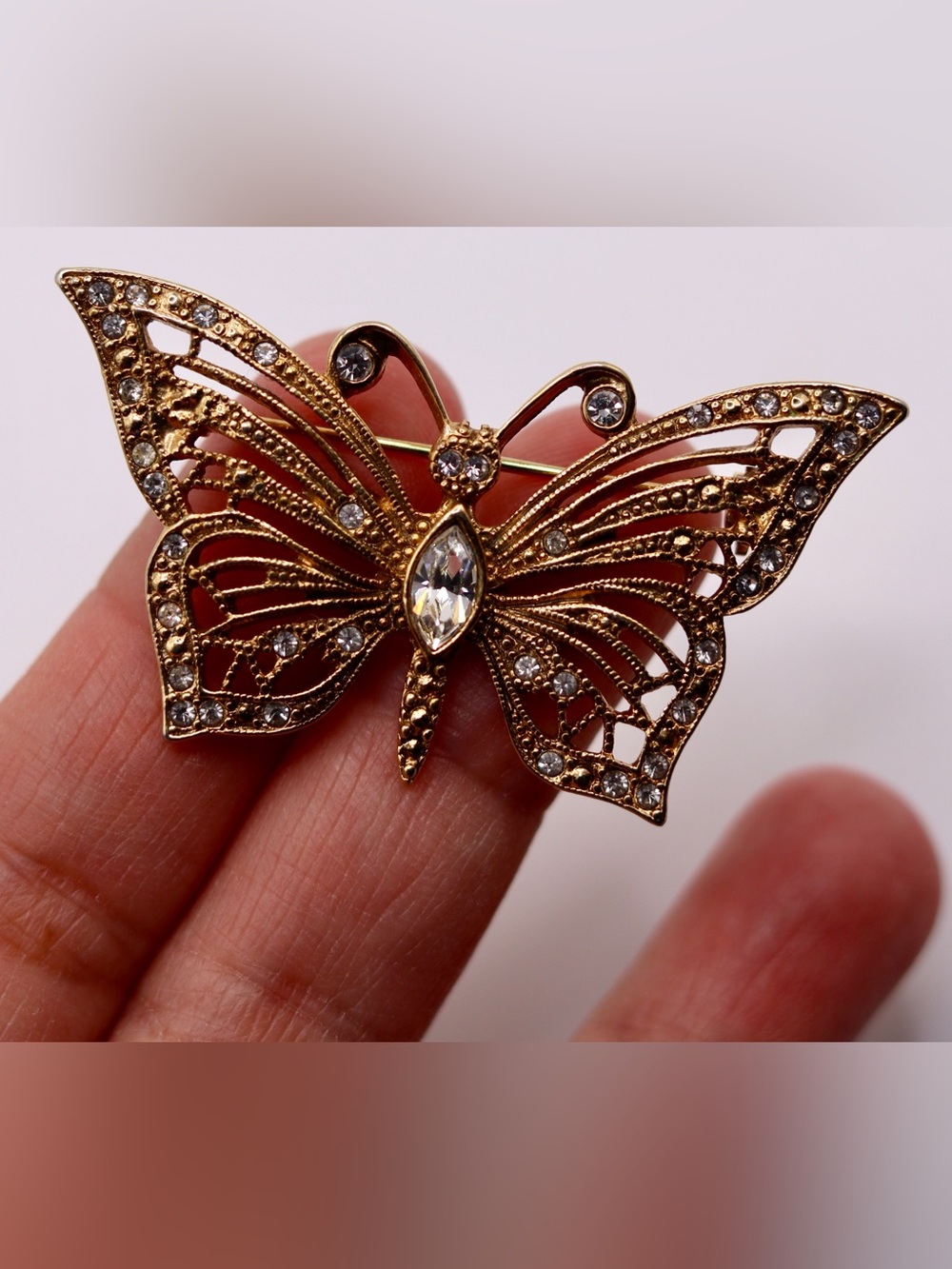 Vintage Lorre Butterfly Pin Brooch
